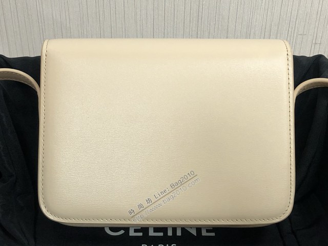 Celine專櫃2022新款CUIR TRIOMPHE TEEN小號凱旋門女包 188423小 賽琳全皮肩背包 sldj2280